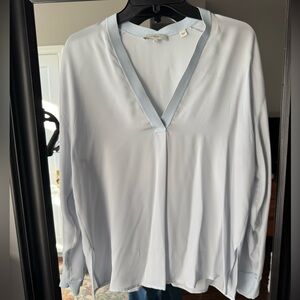 Vince light blue 100% silk blouse